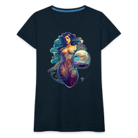 Thumbnail for Women’s Mythical Aquarius Premium T-Shirt - deep navy