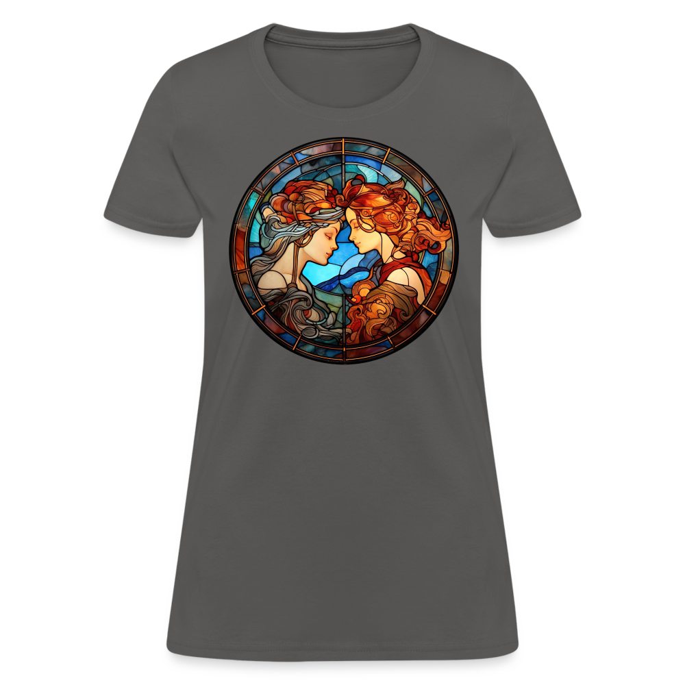 Women's Mosaic Gemini T-Shirt - charcoal