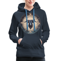 Thumbnail for Women’s Mythical Taurus Premium Hoodie - navy