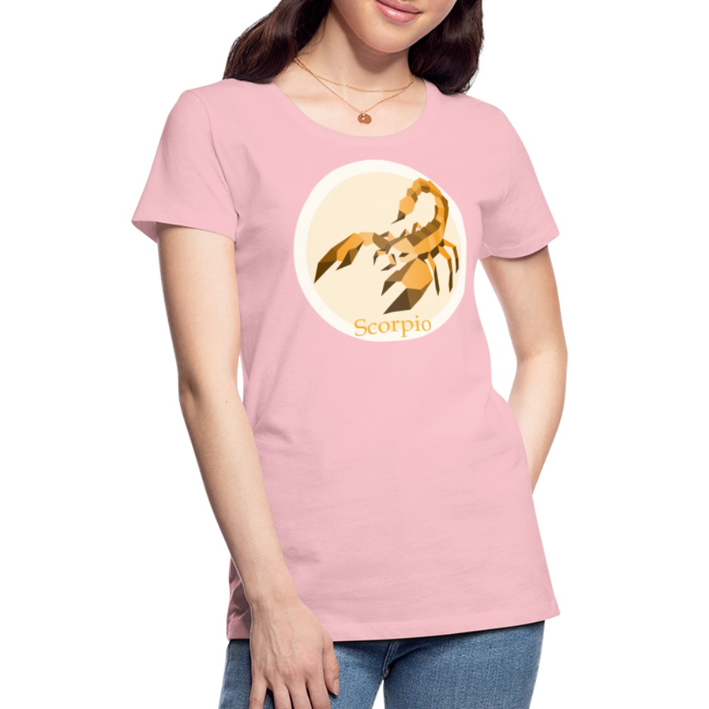 Women’s Mosaic Scorpio Premium T-Shirt - pink