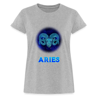 Thumbnail for Women's Aries Relaxed Fit T-Shirt - heather gray