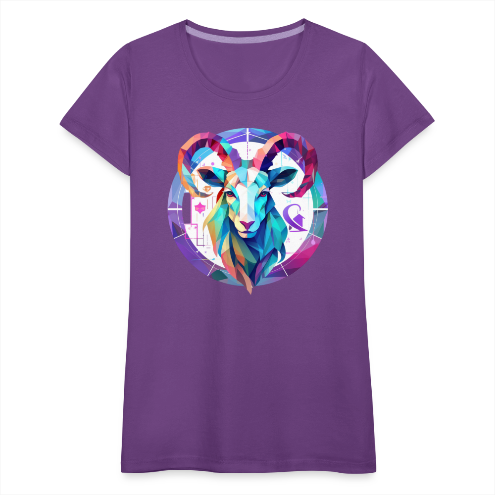 Women’s Mythical Aries Premium T-Shirt - purple