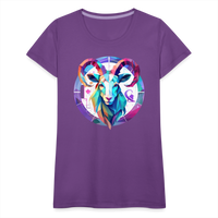 Thumbnail for Women’s Mythical Aries Premium T-Shirt - purple