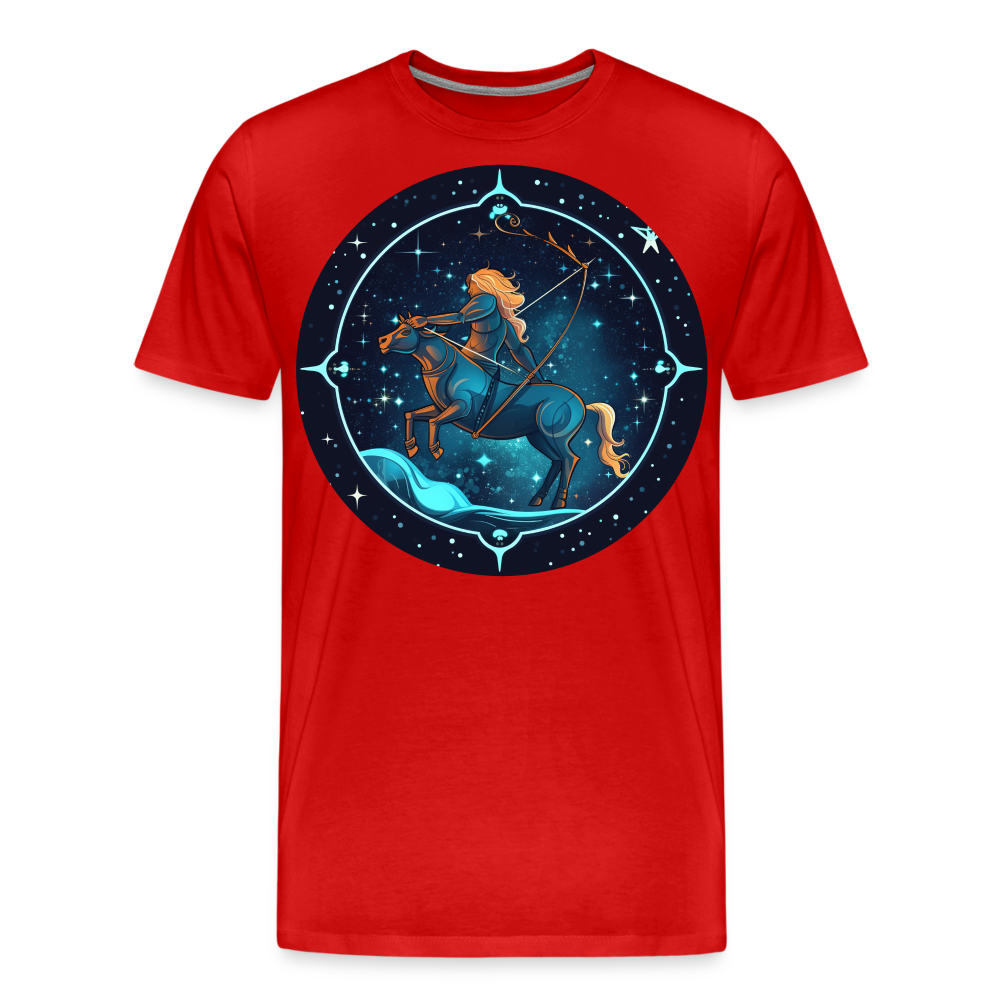 Men's Magic Sagittarius Premium T-Shirt - red