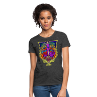 Thumbnail for Women's Cosmic Aries Design T-Shirt - heather black