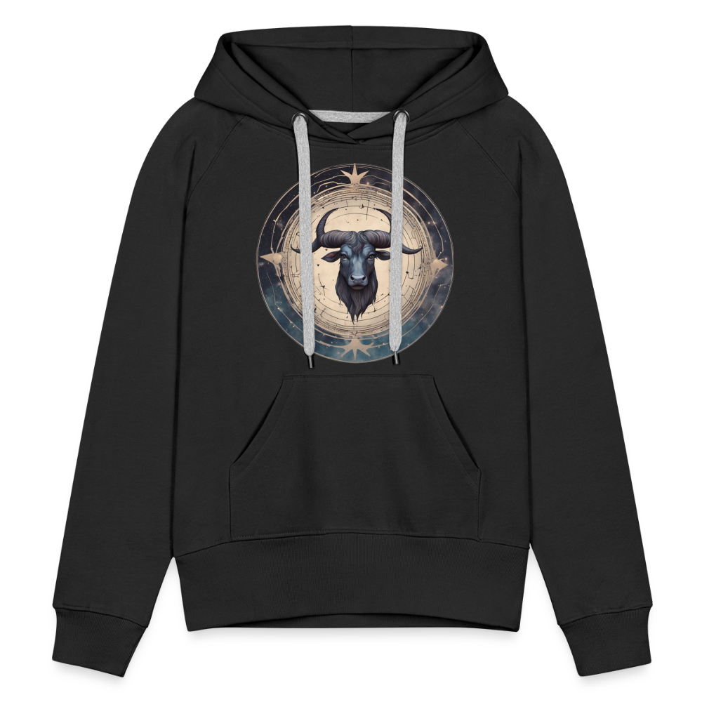 Women’s Mythical Taurus Premium Hoodie - black