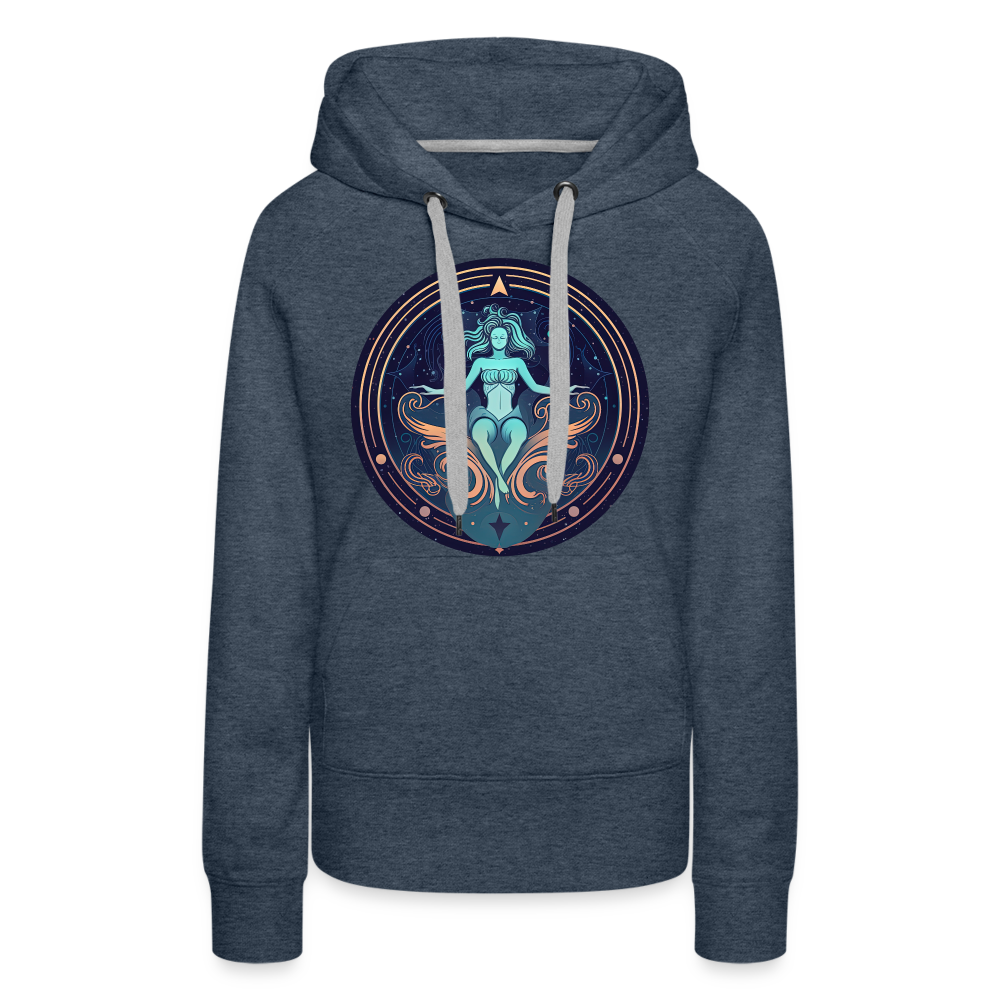 Women’s Mystic Aquarius Premium Hoodie - heather denim