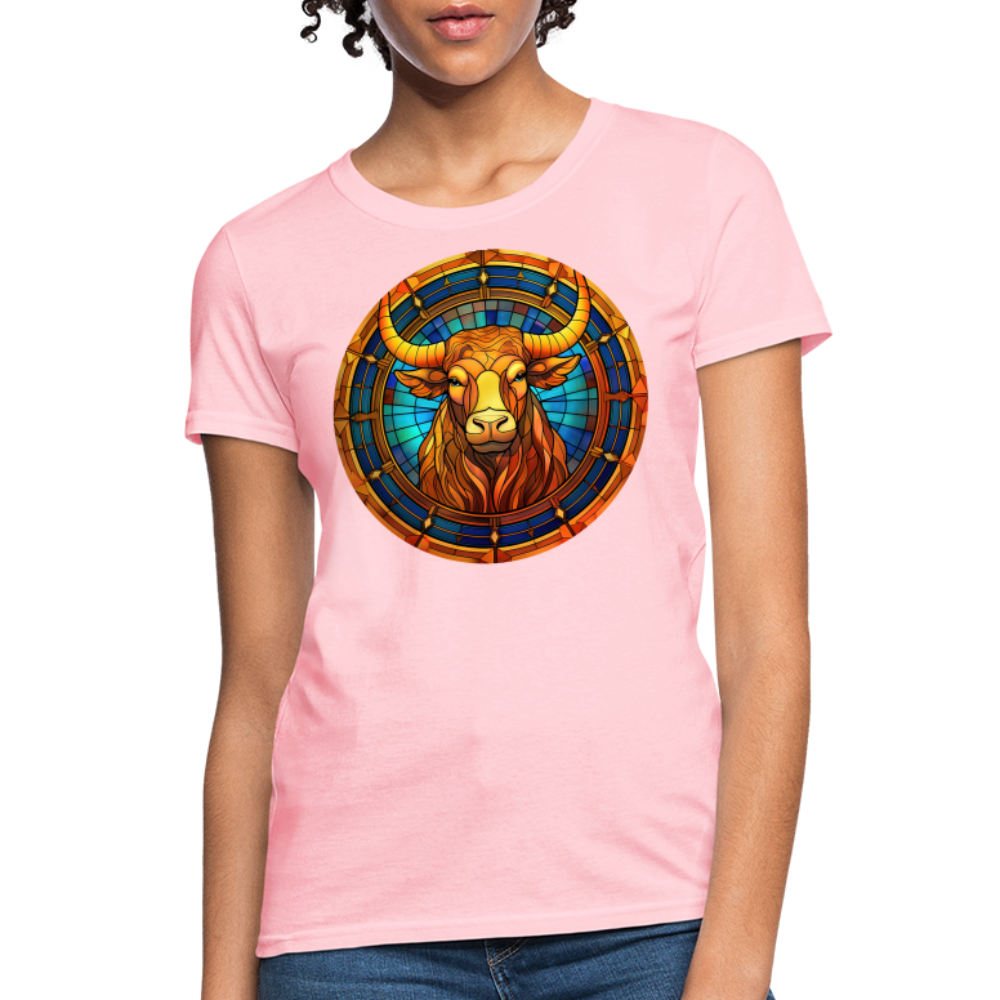 Women's Mosaic Taurus T-Shirt - pink