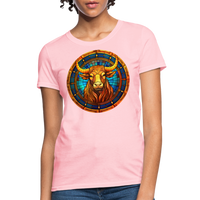 Thumbnail for Women's Mosaic Taurus T-Shirt - pink