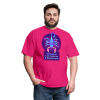 Thumbnail for Men's Neon Scorpio Classic T-Shirt - fuchsia