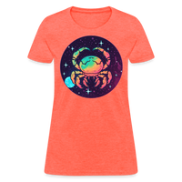 Thumbnail for Women's Mystic Cancer T-Shirt - heather coral