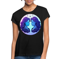 Thumbnail for Women's Magic Gemini Relaxed Fit T-Shirt - black