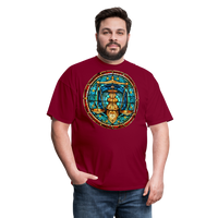 Thumbnail for Men's Mosaic Libra Classic T-Shirt - burgundy