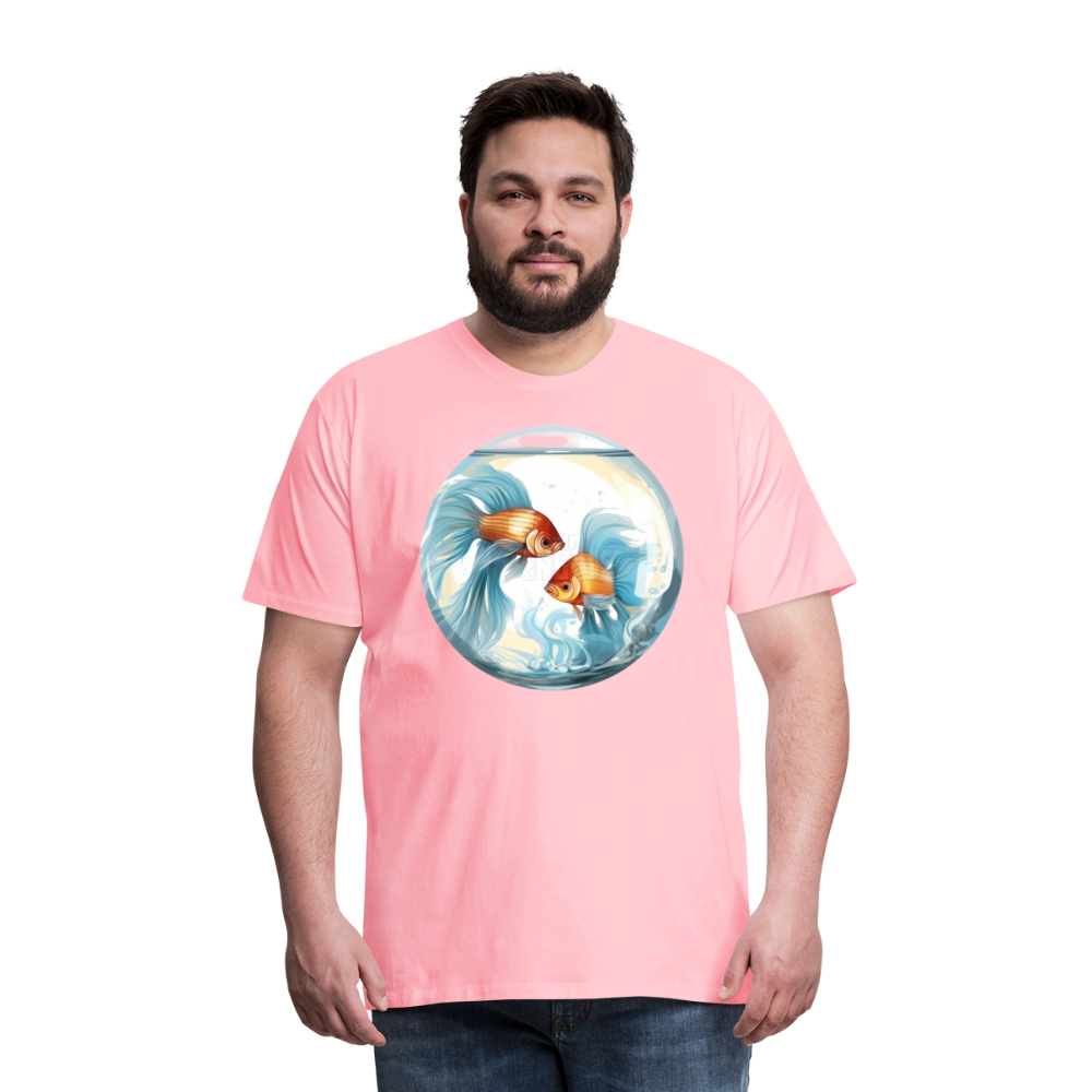 Men's Mythical Pisces Premium T-Shirt - pink