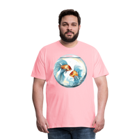 Thumbnail for Men's Mythical Pisces Premium T-Shirt - pink