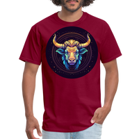 Thumbnail for Men's Magic Taurus Classic T-Shirt - burgundy