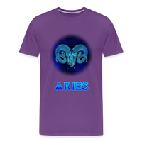 Thumbnail for Men's Aries Premium T-Shirt - purple