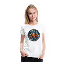 Thumbnail for Women’s Mosaic Cancer Premium T-Shirt - white