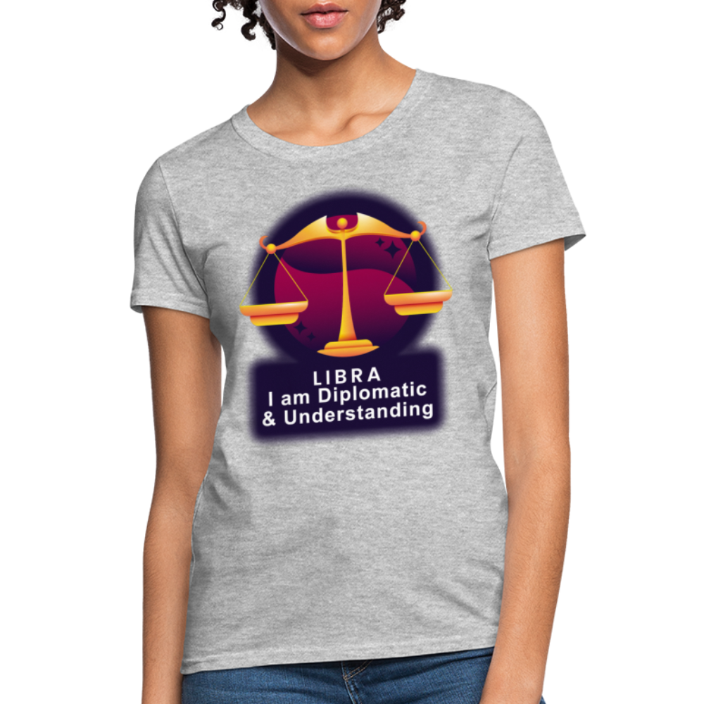 Women's Glow Libra T-Shirt - heather gray