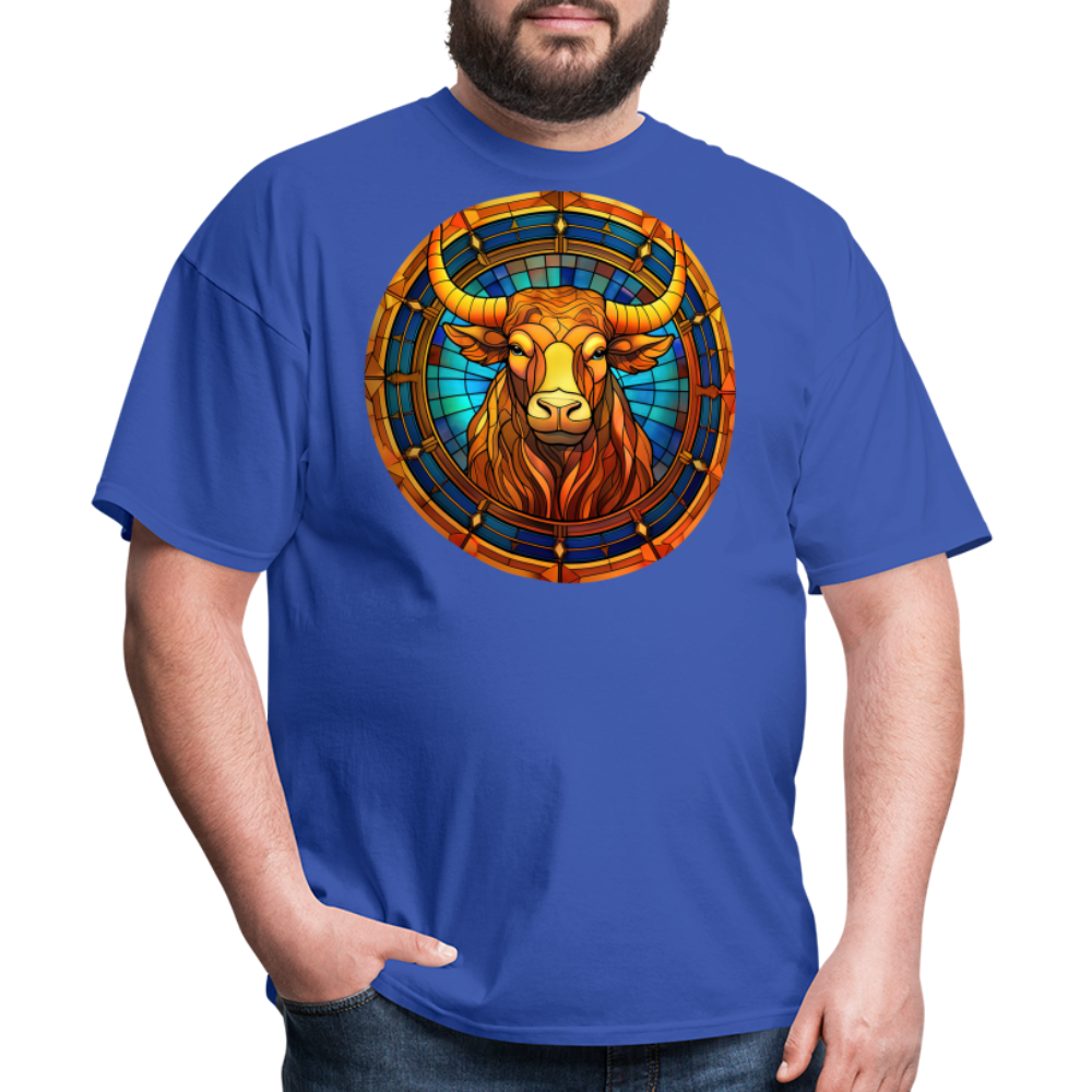 Men's Mosaic Taurus Classic T-Shirt - royal blue