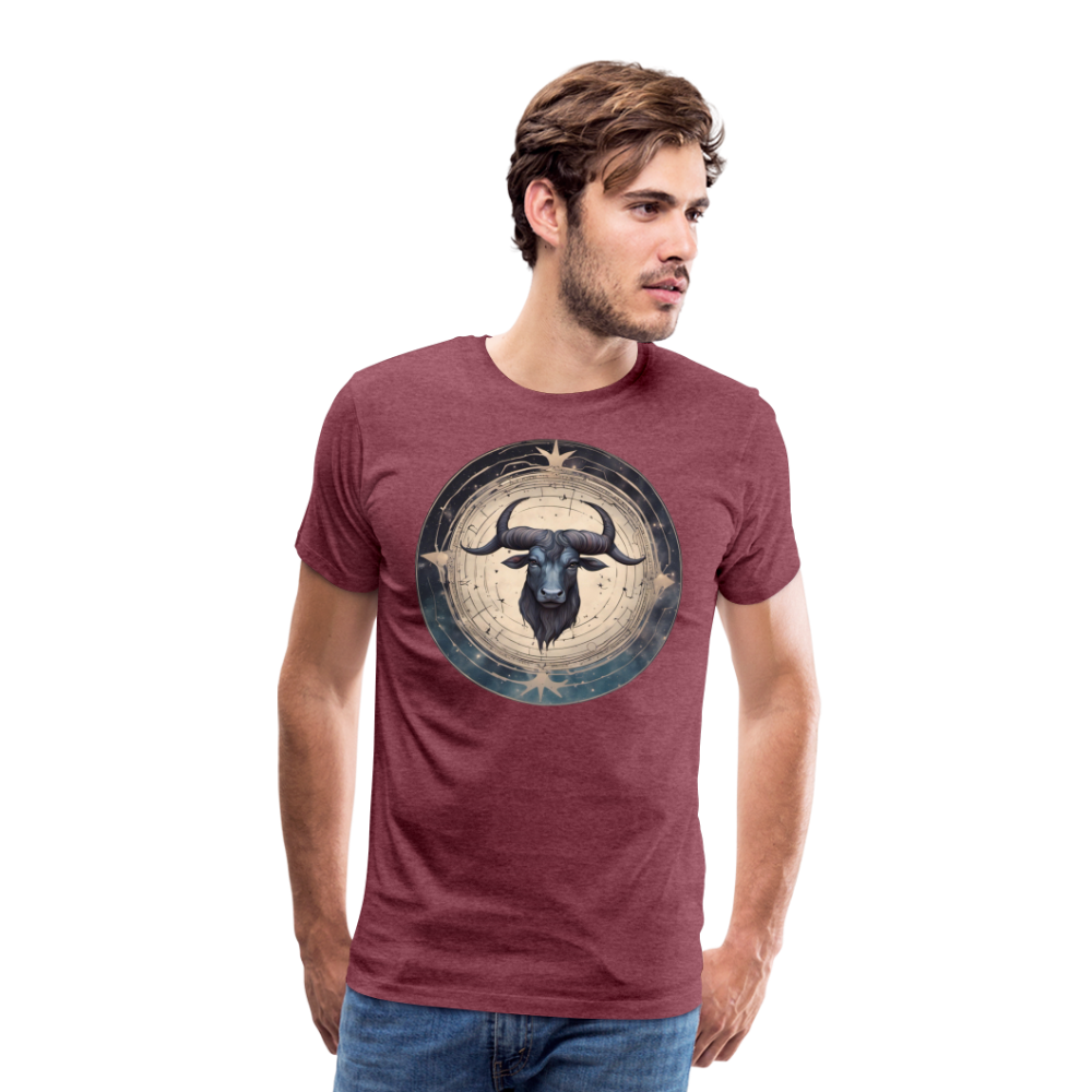 Men's Mythical Taurus Premium T-Shirt - heather burgundy