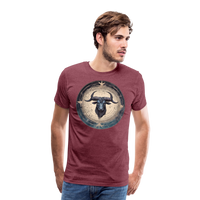 Thumbnail for Men's Mythical Taurus Premium T-Shirt - heather burgundy