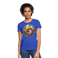 Thumbnail for Women's Symbol Pisces T-Shirt - royal blue