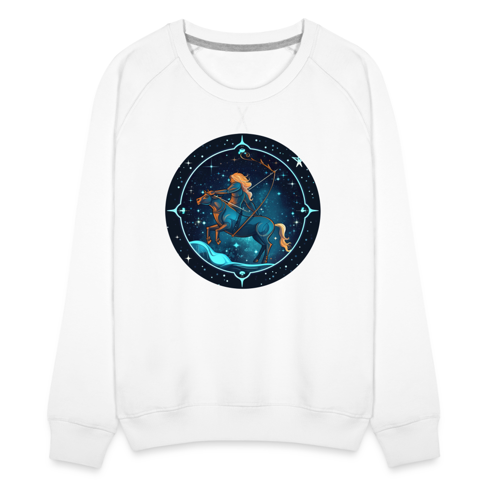 Women’s Magic Sagittarius Premium Sweatshirt - white