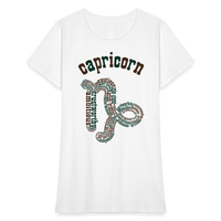 Thumbnail for Women's Power Words Capricorn T-Shirt - white