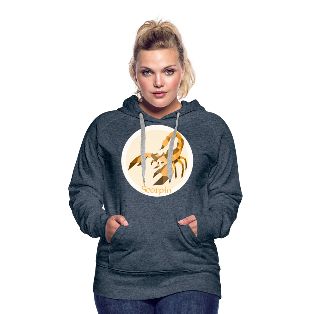 Women’s Mosaic Scorpio Premium Hoodie - heather denim