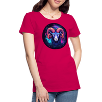 Thumbnail for Women’s Magic Aries Premium T-Shirt - dark pink