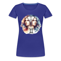 Thumbnail for Women’s Mythical Gemini Premium T-Shirt - royal blue