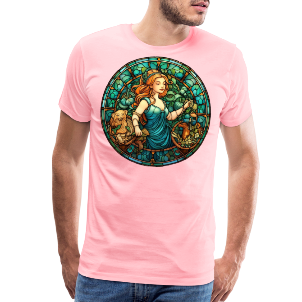 Men's Mosaic Virgo Premium T-Shirt - pink