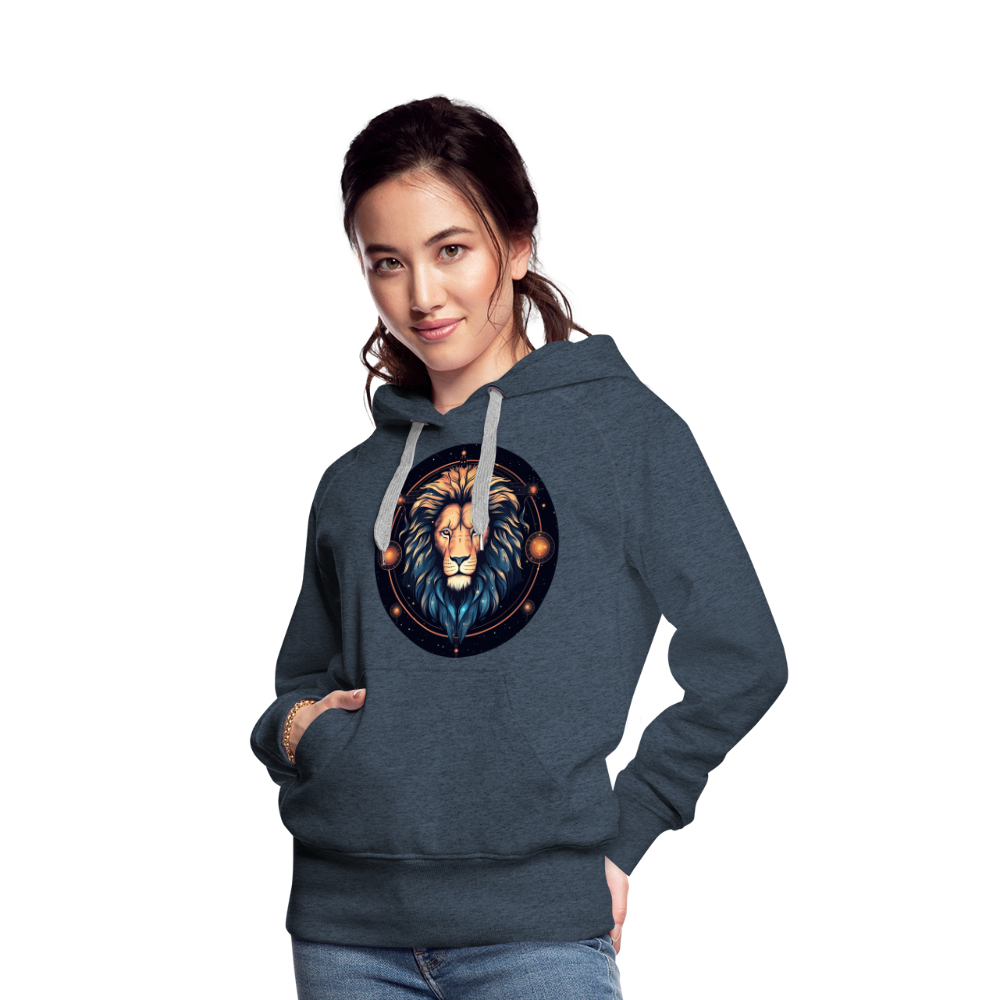 Women’s Magic Leo Premium Hoodie - heather denim