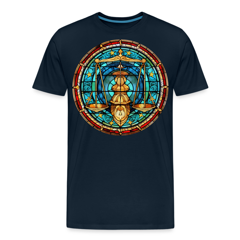 Men's Mosaic Libra Premium T-Shirt - deep navy