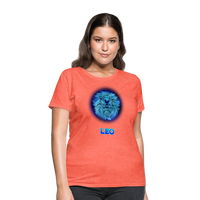 Thumbnail for Women's Stellar Leo T-Shirt - heather coral