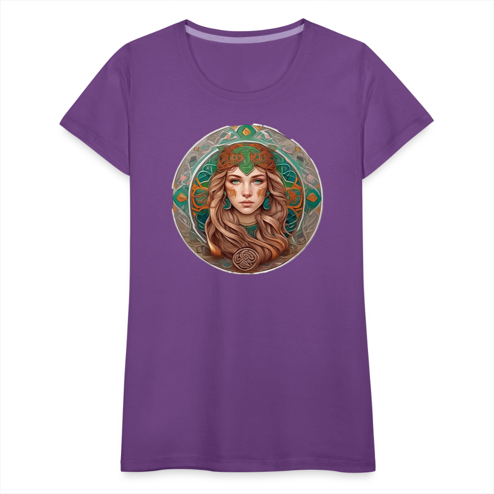 Women’s Mythical Virgo Premium T-Shirt - purple