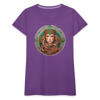 Thumbnail for Women’s Mythical Virgo Premium T-Shirt - purple