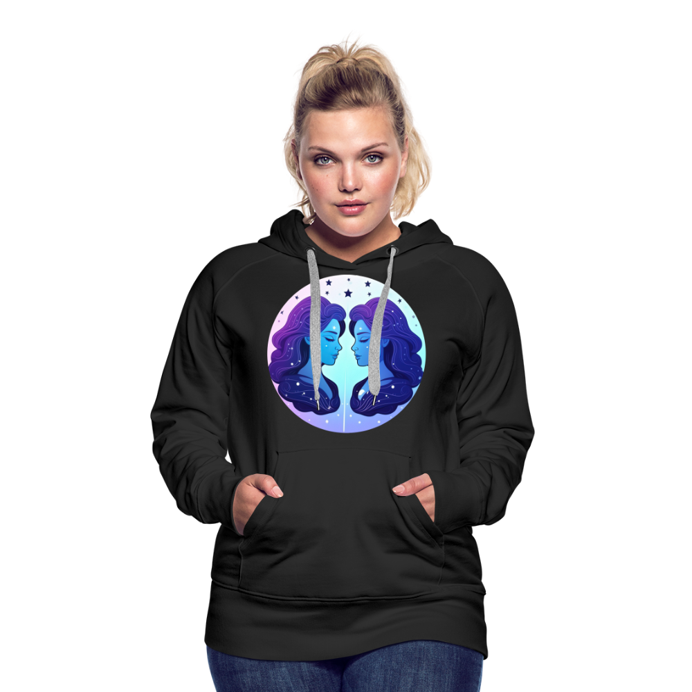 Women’s Magic Gemini Premium Hoodie - black