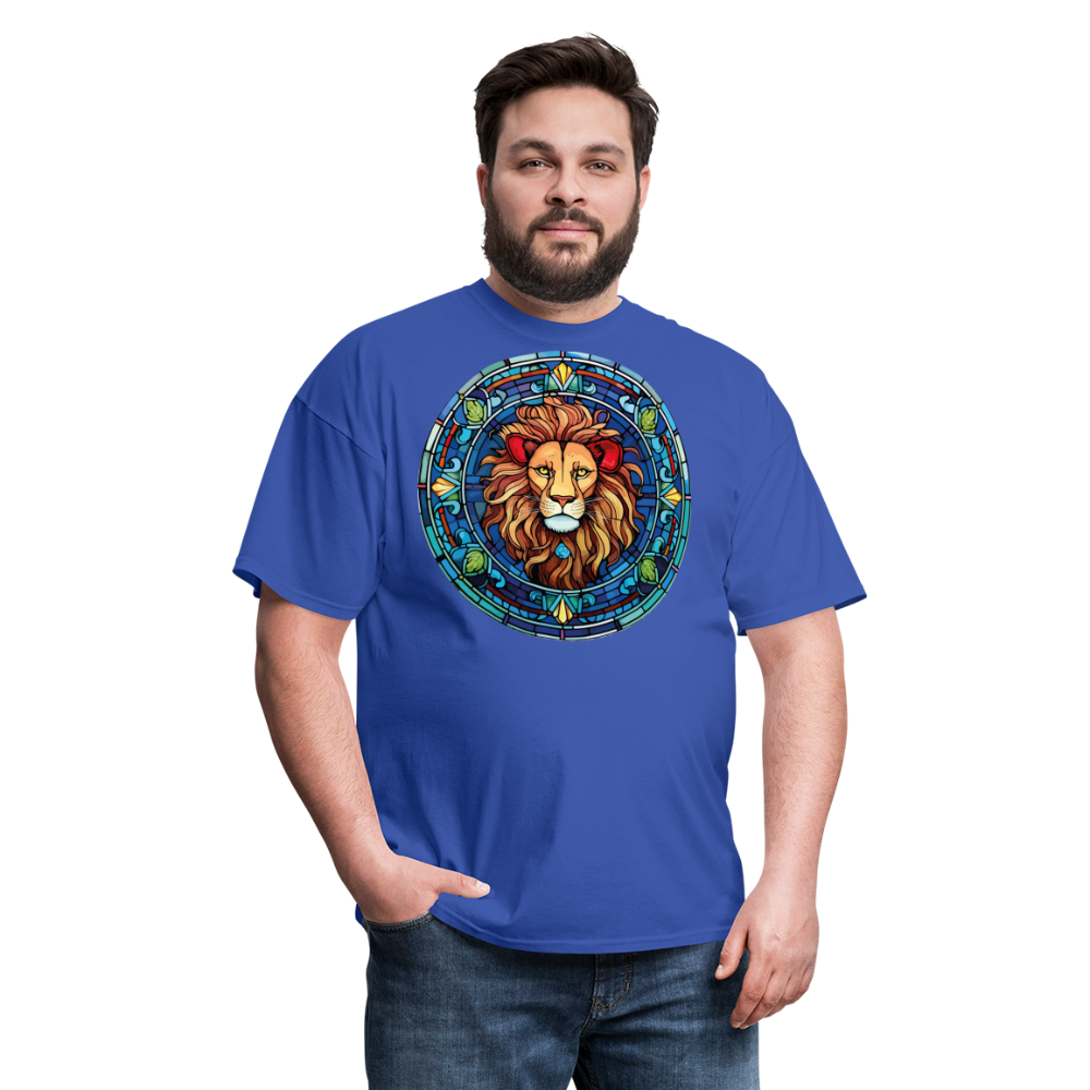 Men's Mosaic Leo Classic T-Shirt - royal blue