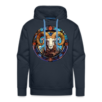 Thumbnail for Men’s Mosaic Aries Premium Hoodie - navy