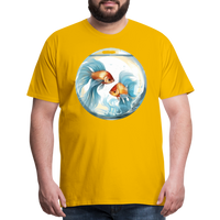 Thumbnail for Men's Mythical Pisces Premium T-Shirt - sun yellow