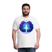 Thumbnail for Men's Magic Gemini Premium T-Shirt - white