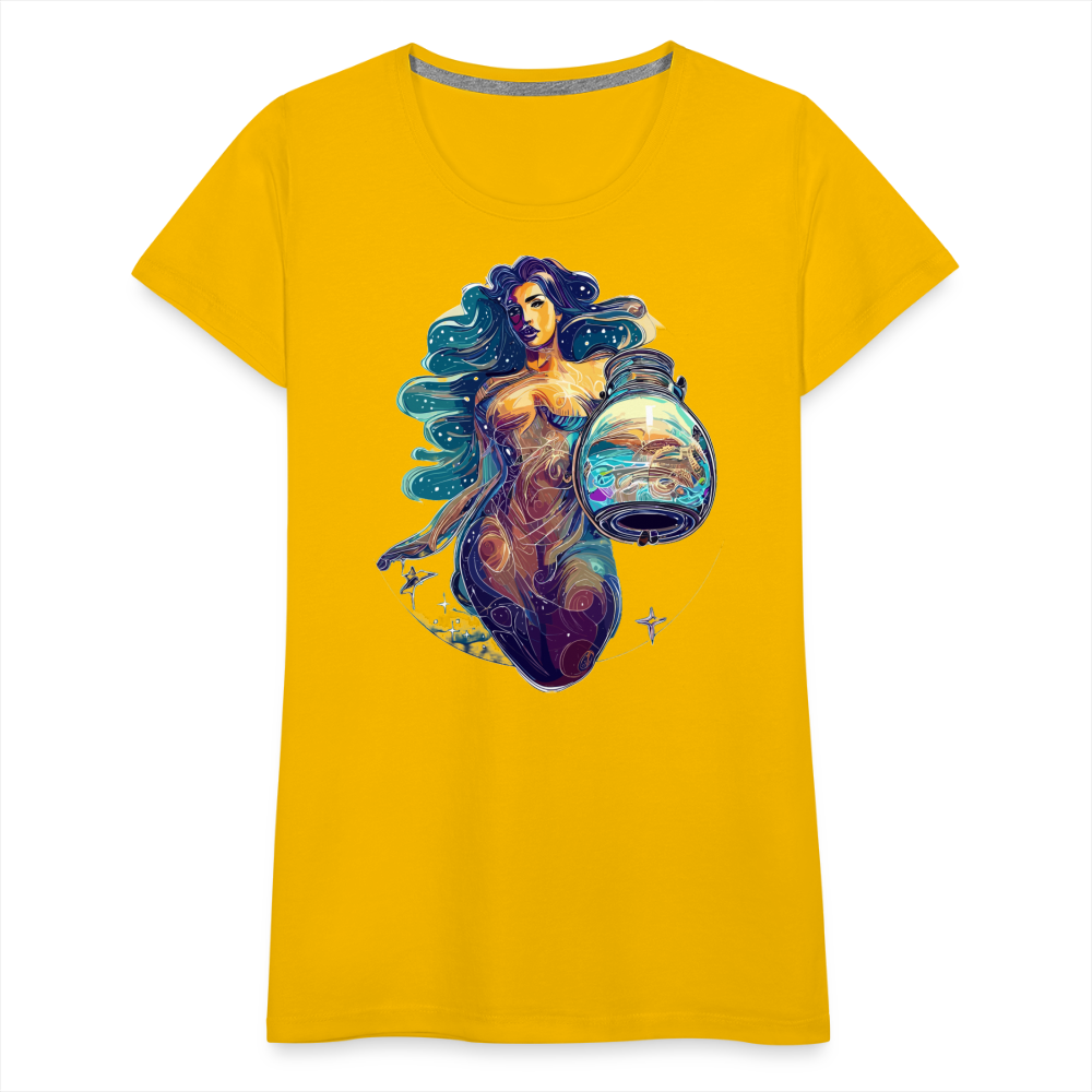 Women’s Mythical Aquarius Premium T-Shirt - sun yellow