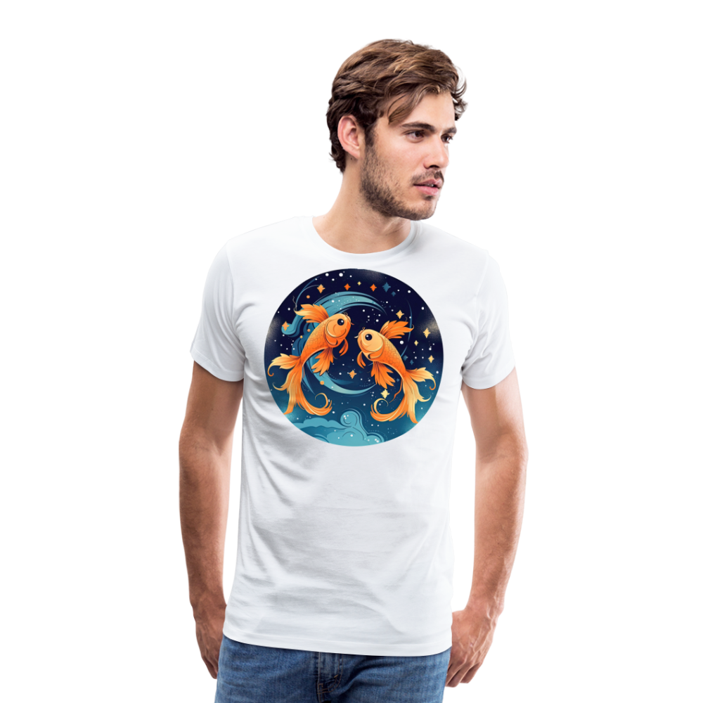 Men's Magic Pisces Premium T-Shirt - white