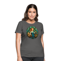 Thumbnail for Women's Mosaic Virgo T-Shirt - charcoal