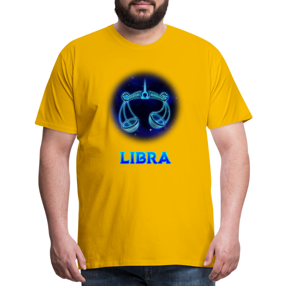 Men's Libra Premium T-Shirt - sun yellow