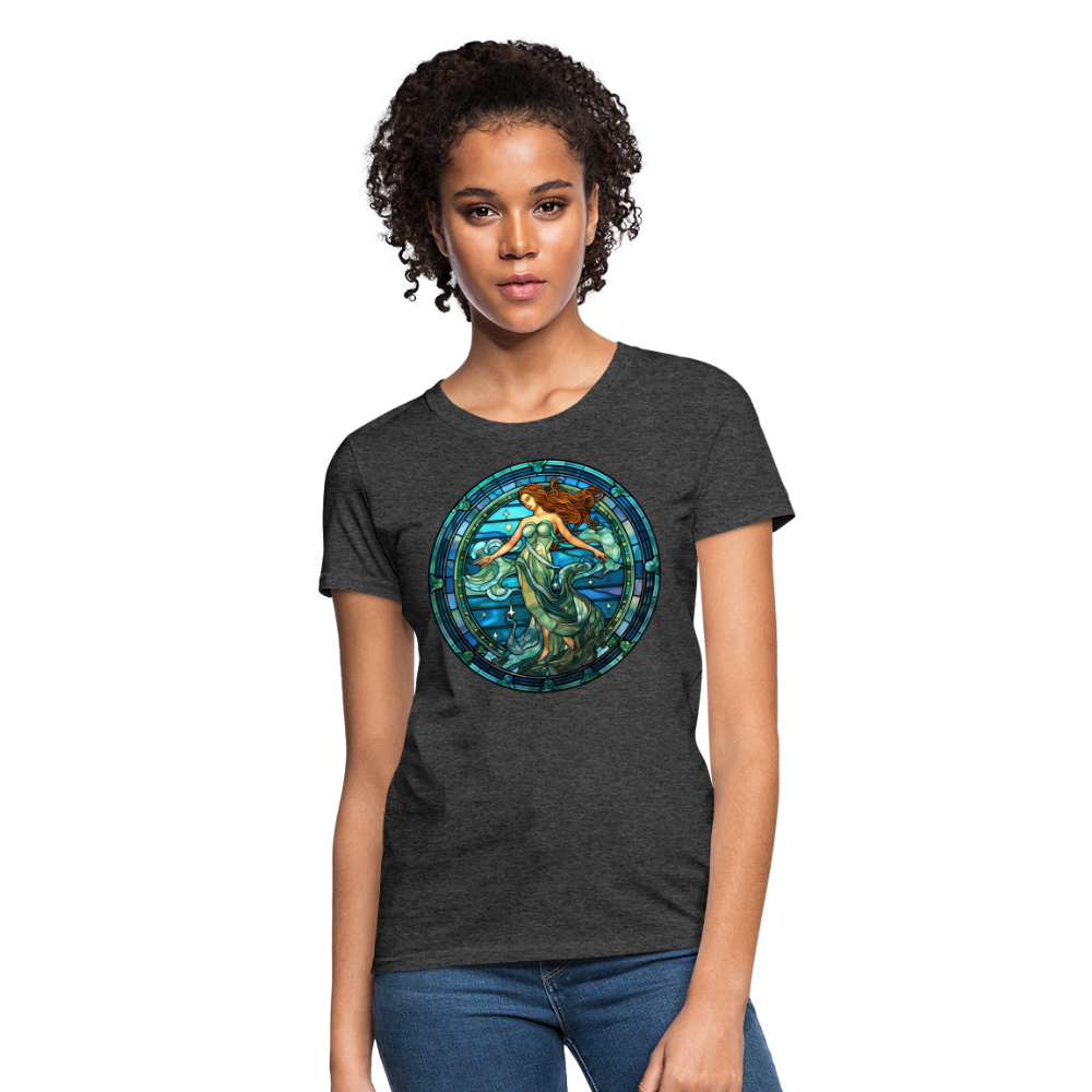 Women's Mosaic Aquarius T-Shirt - heather black