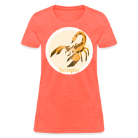 Thumbnail for Women's Mosaic Scorpio T-Shirt - heather coral