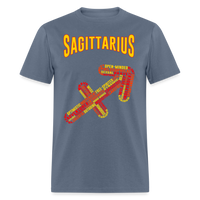 Thumbnail for Men's Power Words Sagittarius Classic T-Shirt - denim